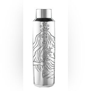 Starbucks 50th Anniversary Mermaid Siren Stainless Steel Water Bottle